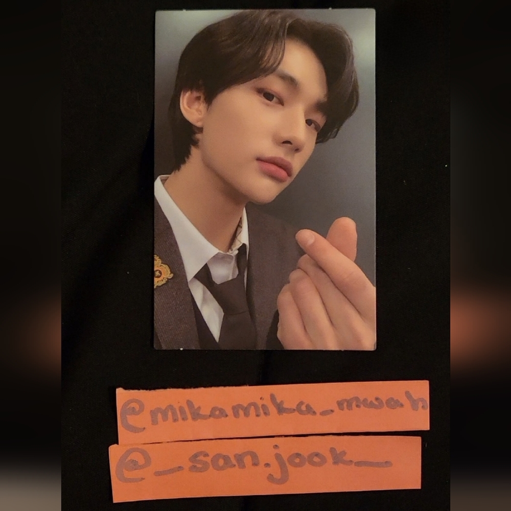 Hyunjin Stryakids Go Live Photocard